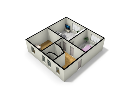 Fotografie nemovitosti - Pronájem vzdušného, světlého bytu 2+1, 7 km od Mladé Boleslavi