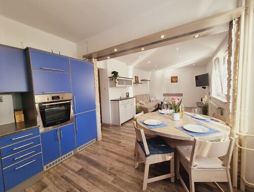 Fotografie nemovitosti - Prodej rodinného bytu 82 m2, po rekonstrukci, se zahradou a garáží,  3+kk, Tuřany, okres Kladno