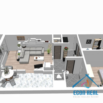 Prodej světlého a praktického bytu 3+1, s 3 komorami a lodžií 7 m2, Pohnertova, Praha 8 Kobylisy