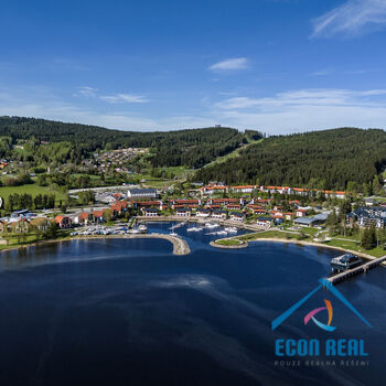 Prostorný apartmán 3kk, 76 m2, s lodžií, přímo u jezera, Marina Lipno, Lipno nad Vltavou