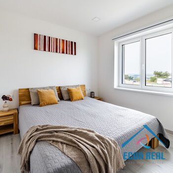 Prodej novostavby bungalovu 5kk, Višňová, okres Příbram