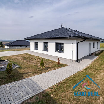 Prodej novostavby bungalovu 5kk, Višňová, okres Příbram