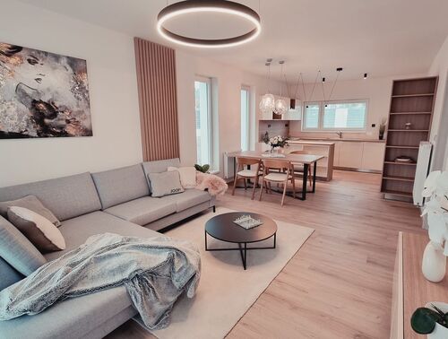 Fotografie nemovitosti - Prodej nového, designového bungalovu, 118 m2, G, T, pozemek 757 m2, ul. Světlá, Nová Ves pod Pleší