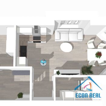 Pronájem zcela nového bytu 2kk se šatnou a s parkovacím stáním ve vile, Havlíčkova, Kolín