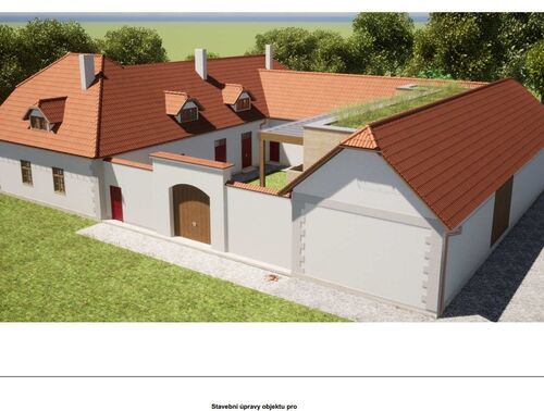 Fotografie nemovitosti - Prodej usedlosti včetně stavebního povolení na 13 apartmánů, Lutová, Chlum u Třeboně