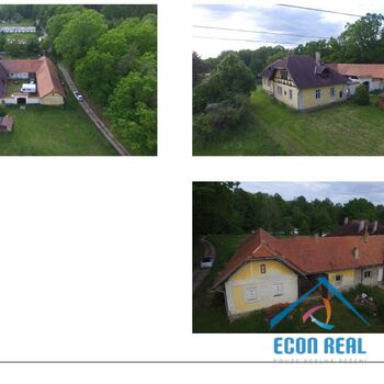 Prodej usedlosti včetně stavebního povolení na 13 apartmánů, Lutová, Chlum u Třeboně