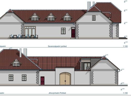 Fotografie nemovitosti - Prodej usedlosti včetně stavebního povolení na 13 apartmánů, Lutová, Chlum u Třeboně