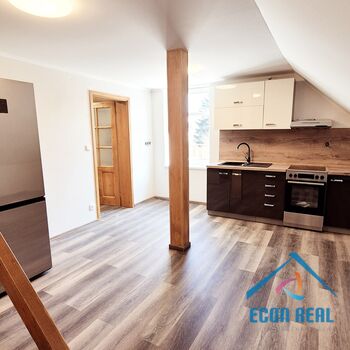 Pronájem zcela nového bytu 2+kk, 49m2 + terasa, S.K.Neumanna, Brandýs nad Labem