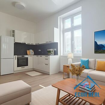 Pronájem nového bytu 2kk s parkovacím stáním ve vile, Havlíčkova, Kolín