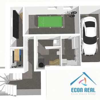 Prodej domu se zahradou, 830 m2, ul. Na Veselí, Jesenice