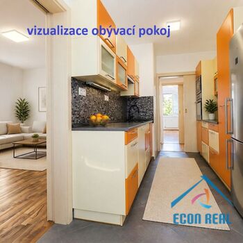 Prodej zrekonstruovaného bytu 3+1, 68 m&sup2; + zasklená lodžie a sklep - Hnězdenská, Praha 8, Troja