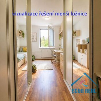 Prodej zrekonstruovaného bytu 3+1, 68 m&sup2; + zasklená lodžie a sklep - Hnězdenská, Praha 8, Troja